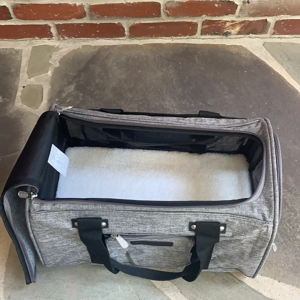 Sherpa Element Gray Dog Carrier